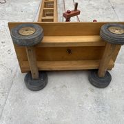 jouet grue en bois Déjou vintage années 60
