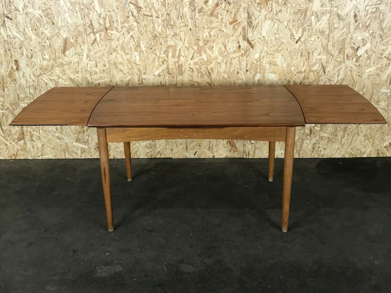 60s 70s Oak Teak Dining Table Danish Modern Design Denmark 60s