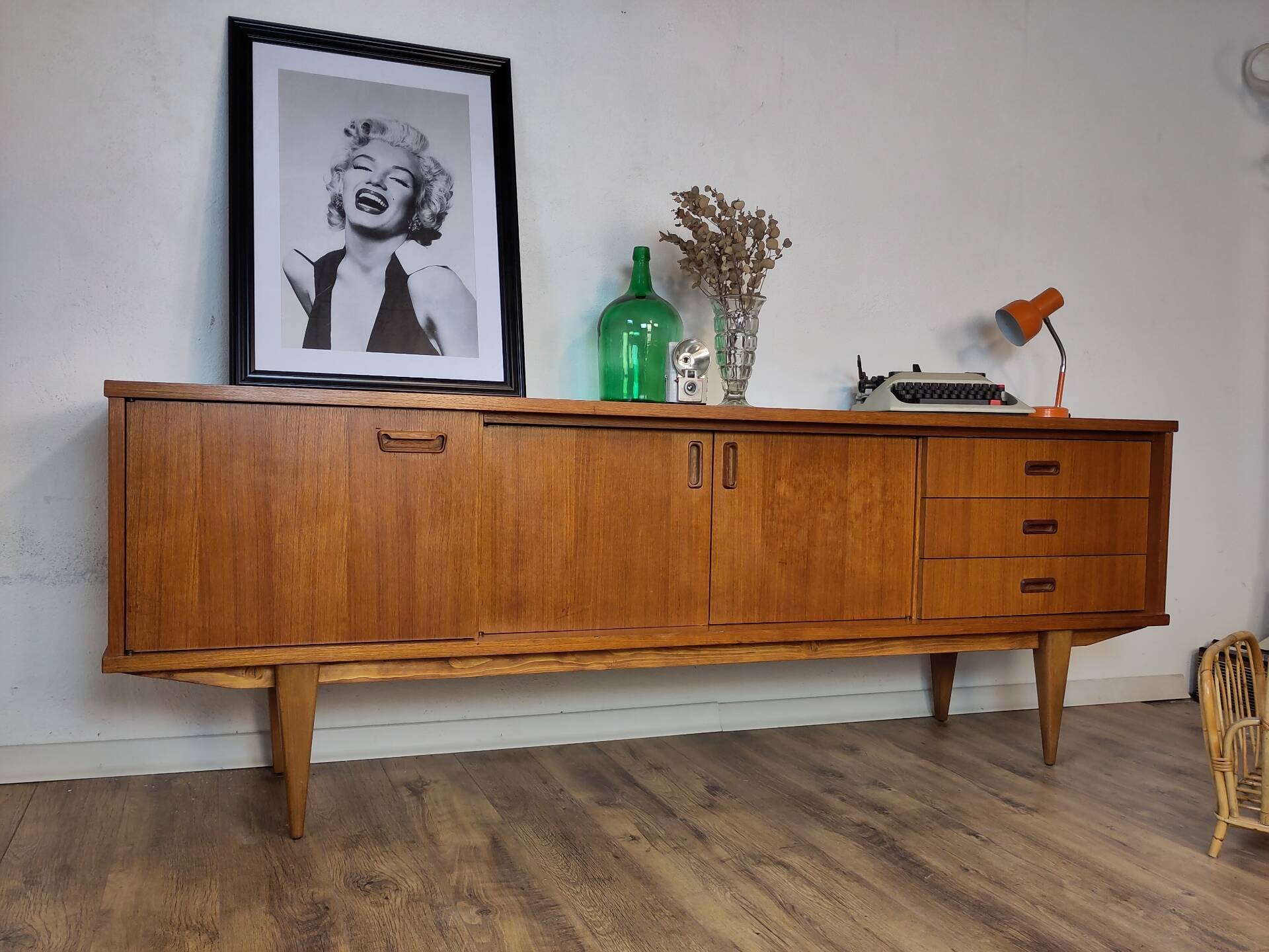 Scandinavian teak sideboard