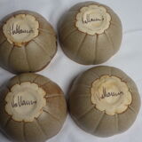 Set of 4 bowls Vallauris in gre enamelled