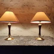 Paire de lampes vintage lg paris
