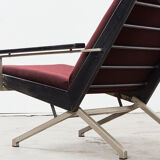 Rob Parry Pair of Lotus Lounge Chairs & ottoman for Gelderland 1960s