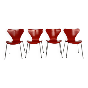 Lot 4 chaises Série - arne jacobsen