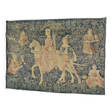 Noble Amazon Museum Tapestry, Hand-Printed Medieval Pattern