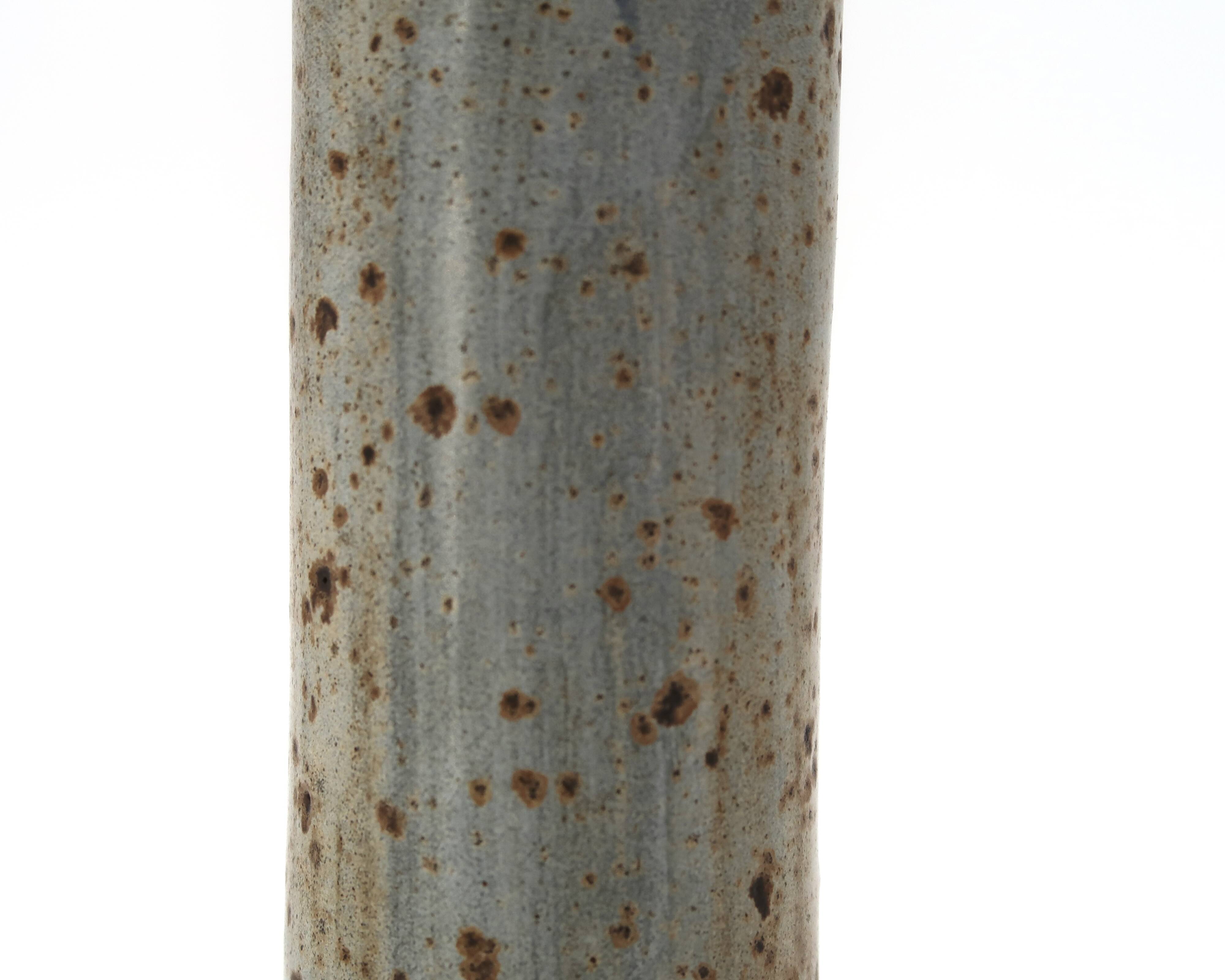 Large ceramic bottle vase by Jacky Coville, 1970s