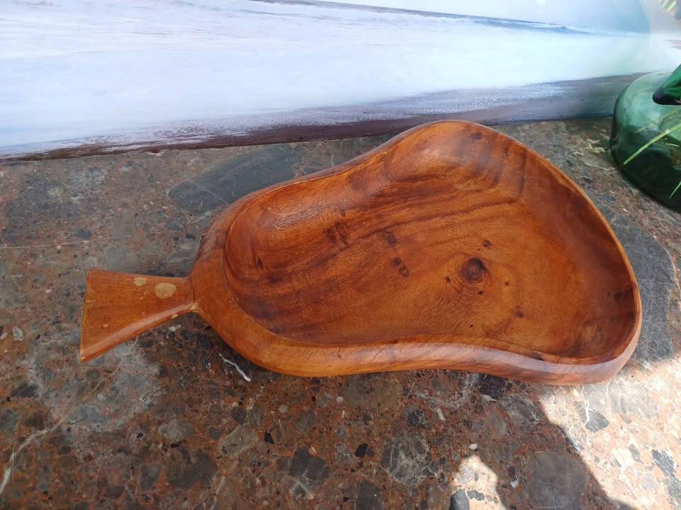 Teak fruit or aperitif basket