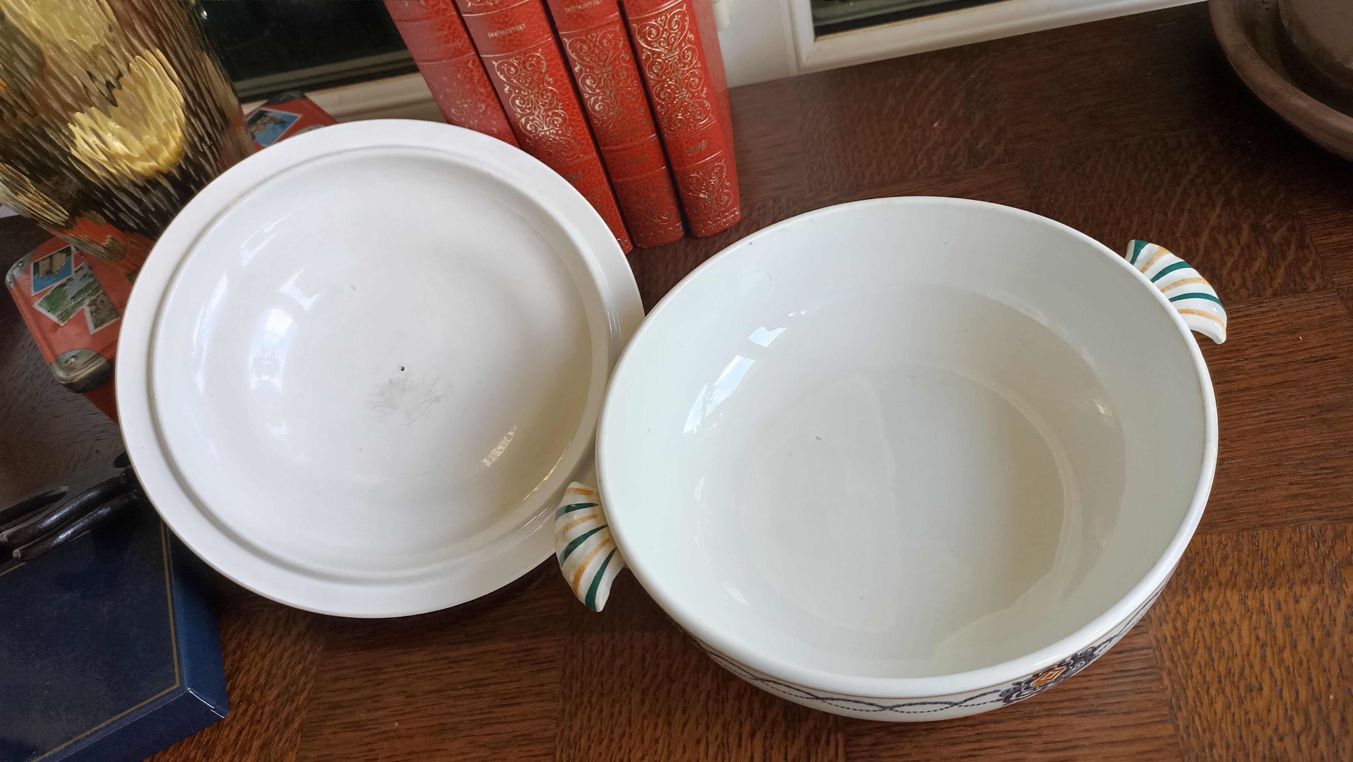 Old vegetable tree in iron earth by Saint-Amand