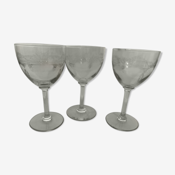 Verres à pied