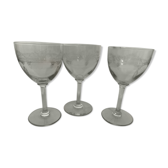 Verres à pied