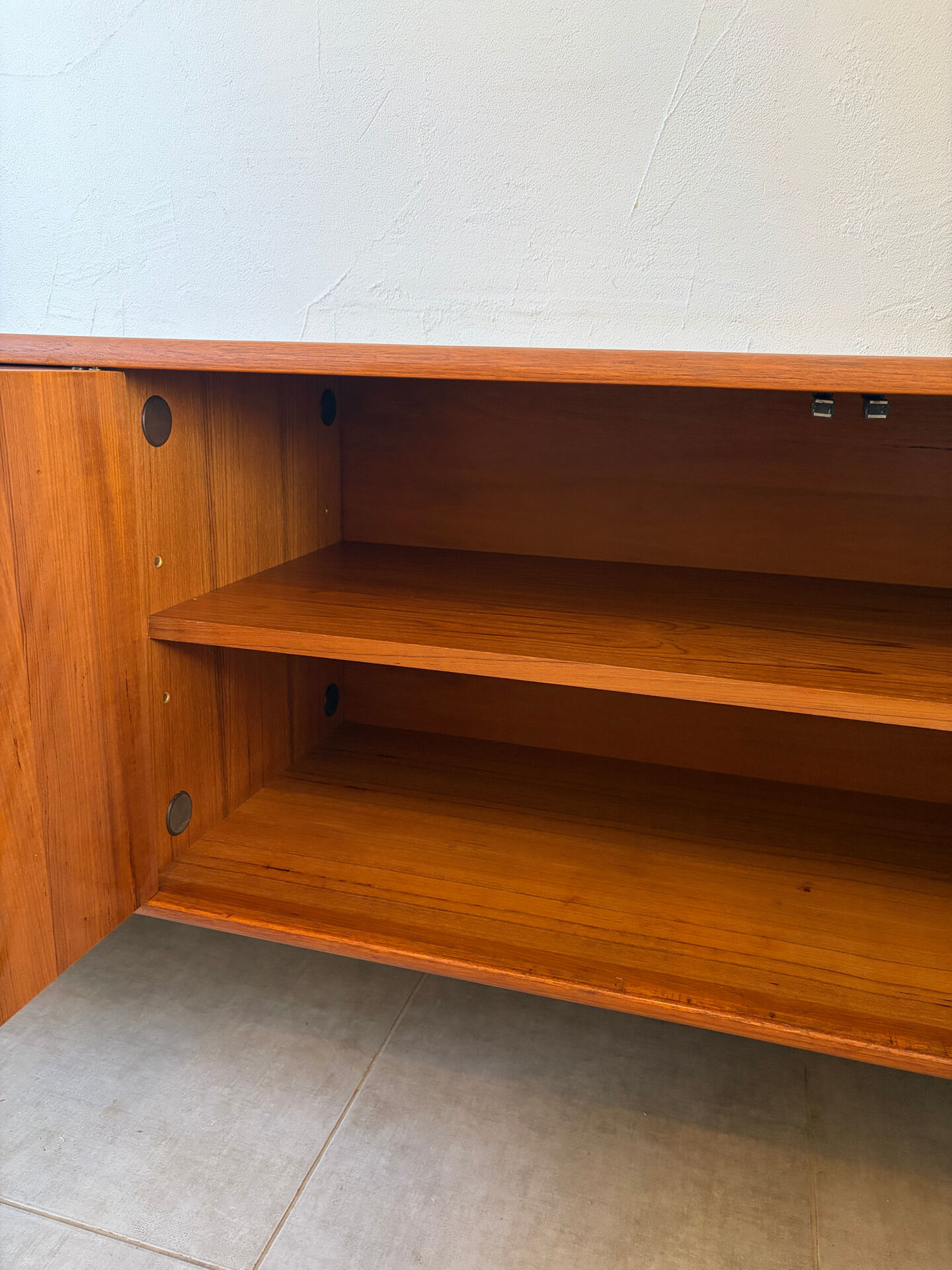 Vintage teak enfilade from the 1960s.