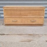 Raw oak chest