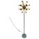 Rare mid-century white floor lamp Sputnik - Atom, around 1980s