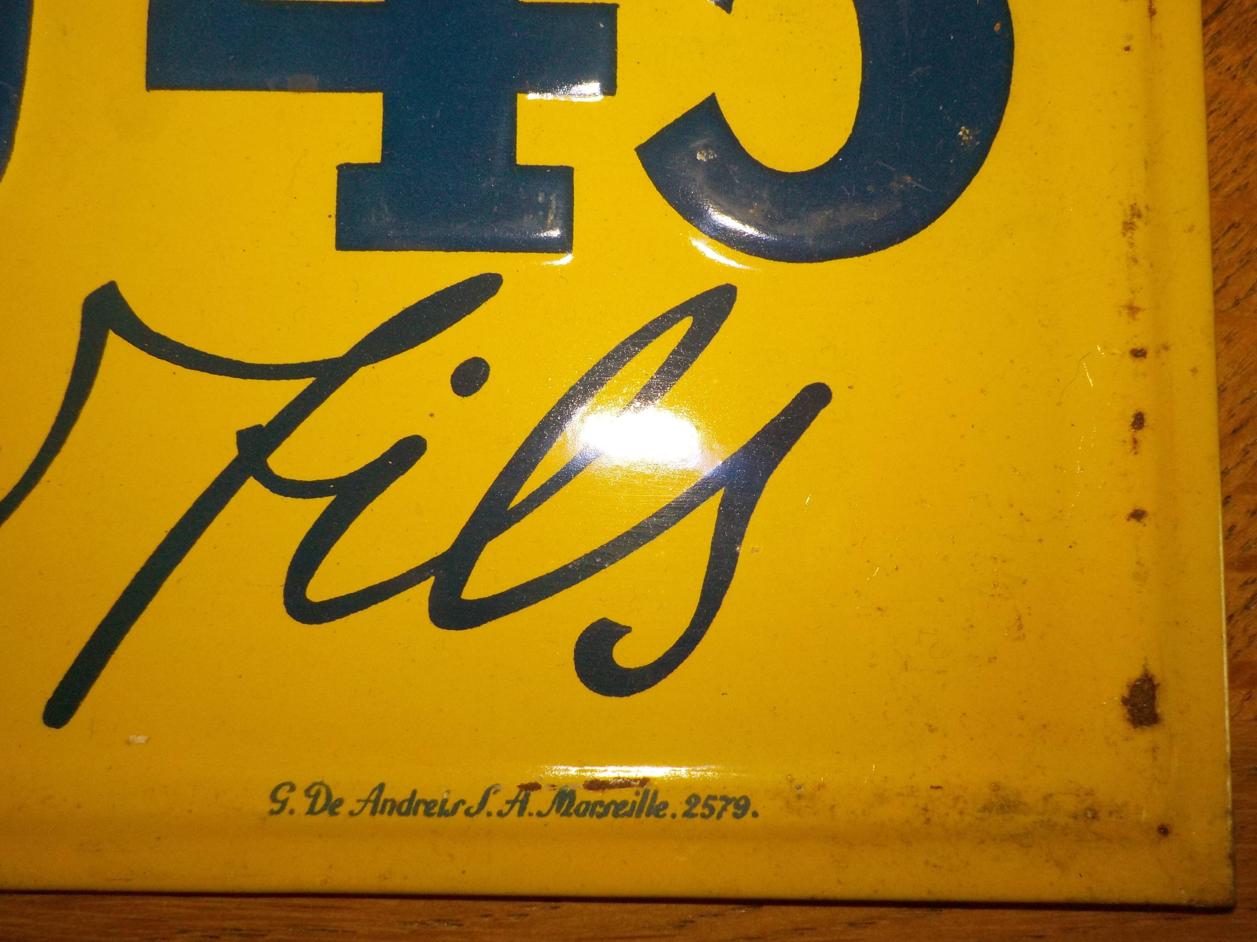 Signed antique perNOD45 painted plate