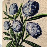 Tapestry Hortensias Bernard Buffet 70s