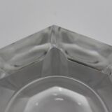 Val St Lambert octagonal crystal ashtray