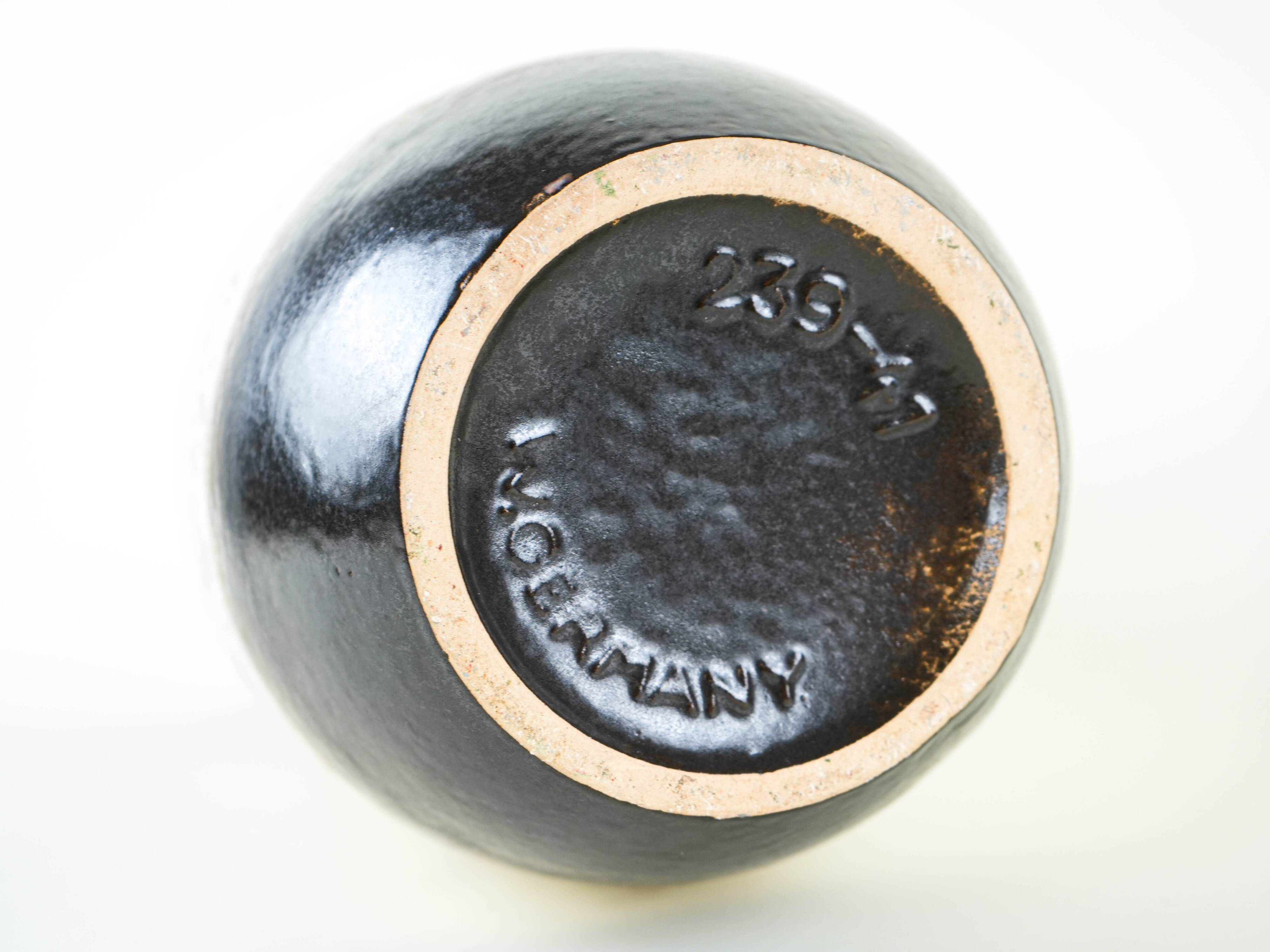Ceramic vase, German design, 1970s, made in West Germany