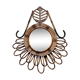 Miroir demi soleil roseaux