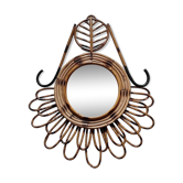 Miroir demi soleil roseaux