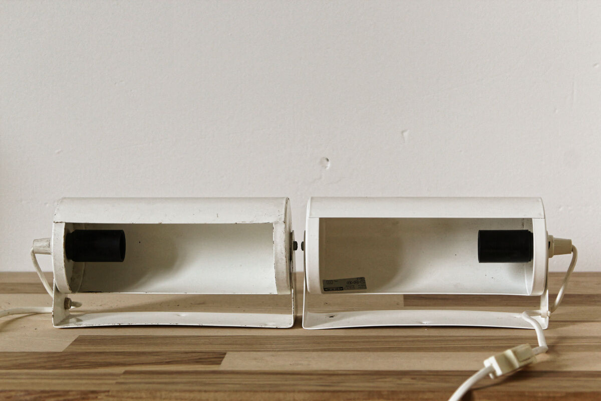 Pair of wall lamps Ikea 80s