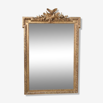 Mirror with antique moldings, 153x102 cm