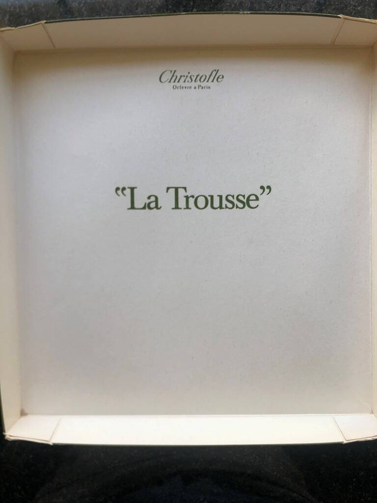 Cristofle silver metal cutlery set