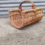 Wicker log basket 1970