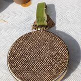 Domed frame of dried flowers