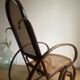 Rocking chair in bentwood and cannage before 1950