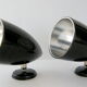 Pair of vintage 1950 adjustable spotlights