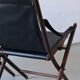 Vintage folding chair and tray table set | Campaign style