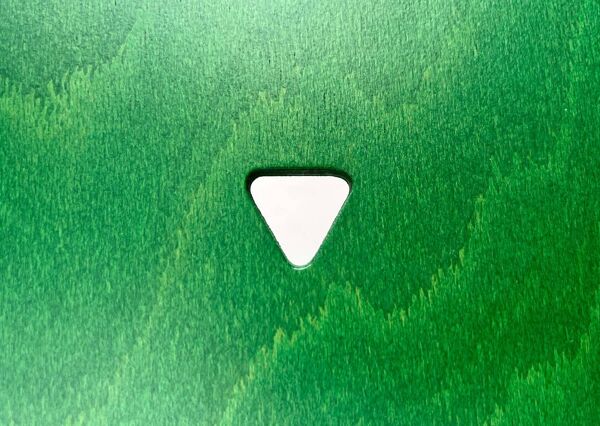 Chaise postmoderne italienne verte, années 1980