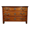 Louis XIV period curved chest of drawers in walnut circa 1720