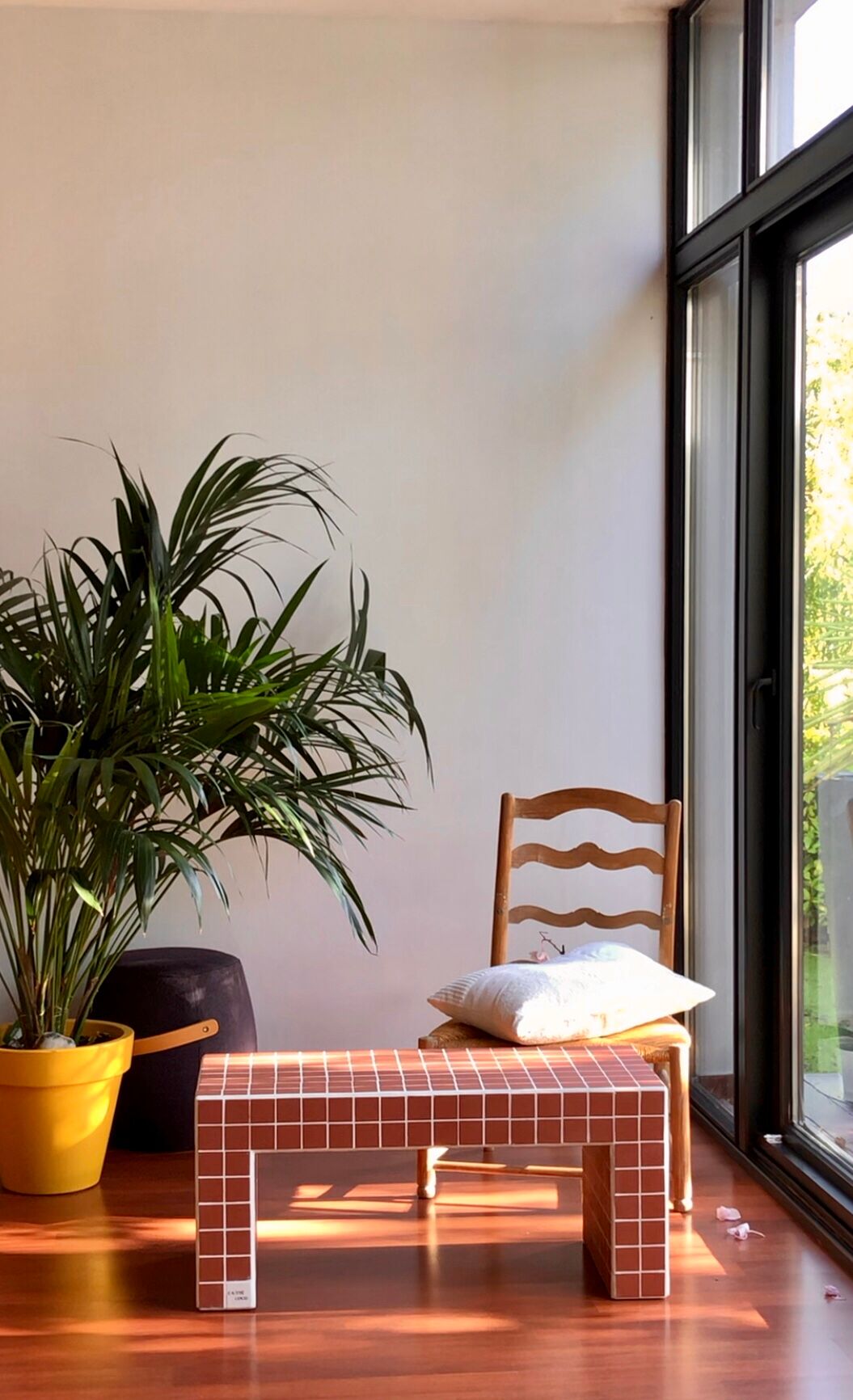 Ceramic tile coffee table