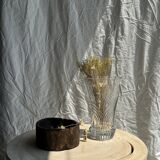 Large geometric glass vase H30