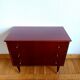 Vintage 1950s lacquered wooden dressing table