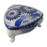 Quimper signed FAB faience box