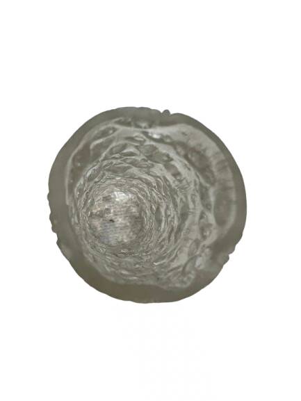 Metal and glass ceiling light