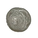 Metal and glass ceiling light