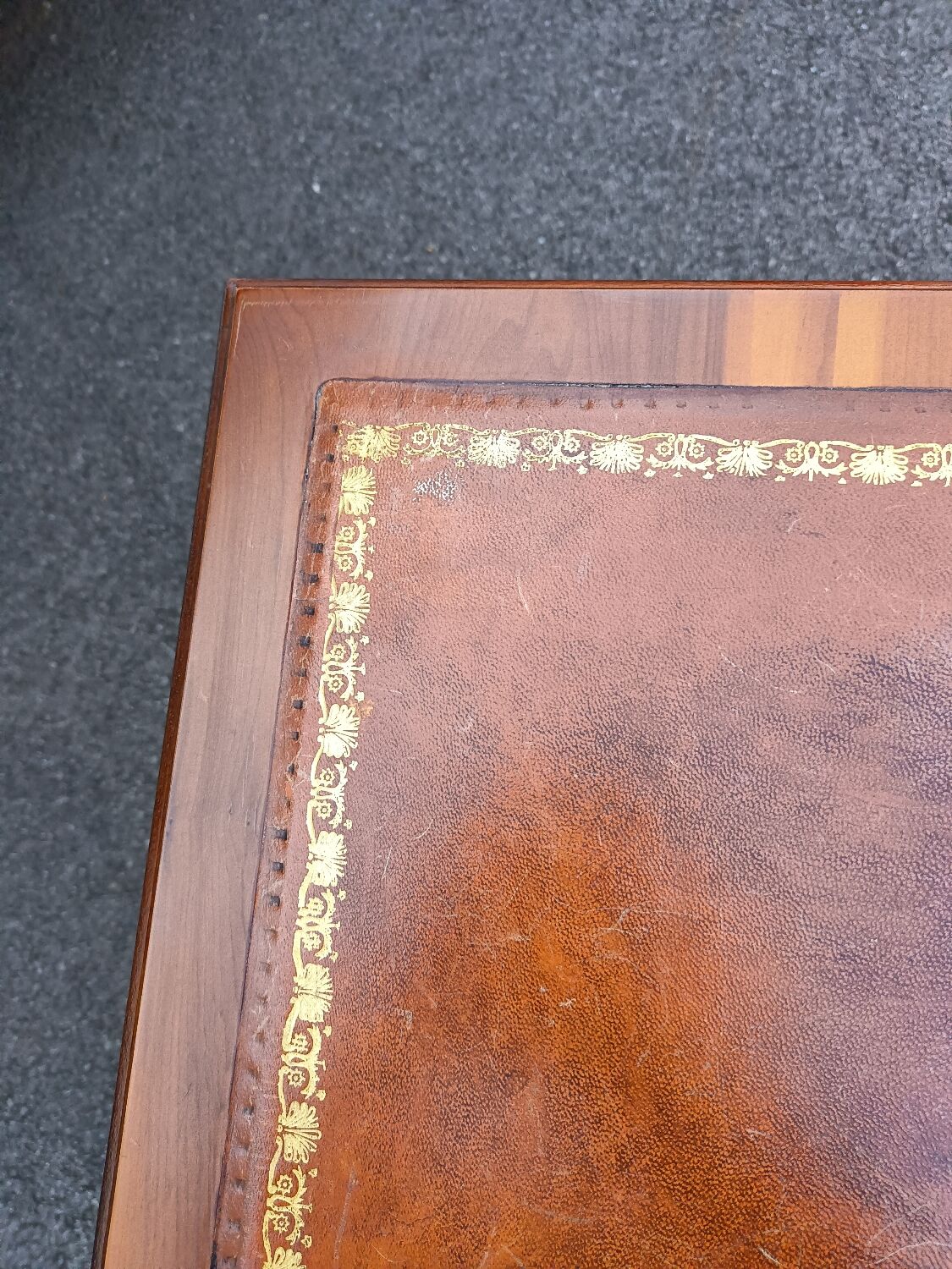 Old vintage English revolving bookcase