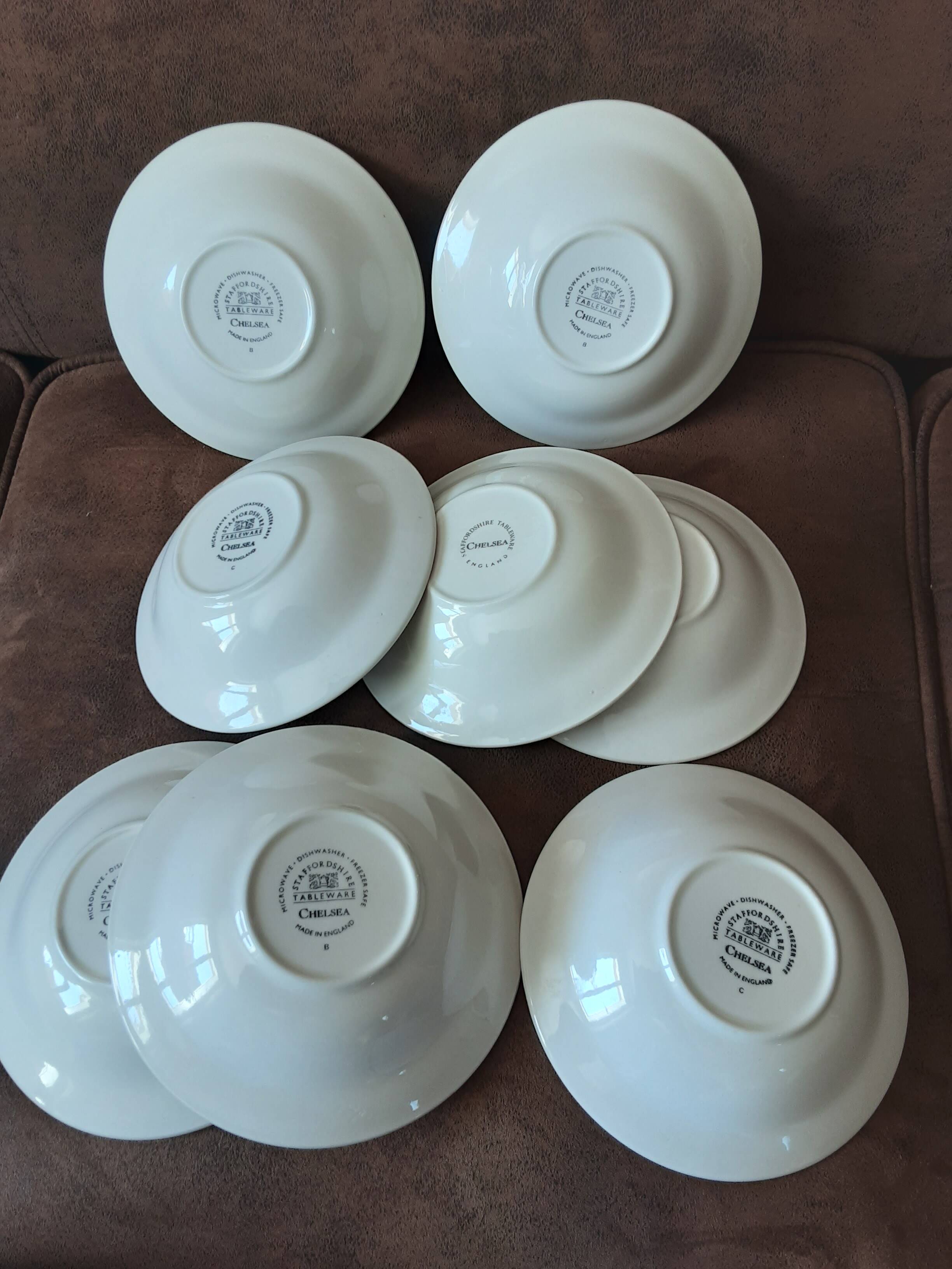 Set of 8 Chelsea England bowls