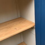 1940s Parisian blue paneled wardrobe