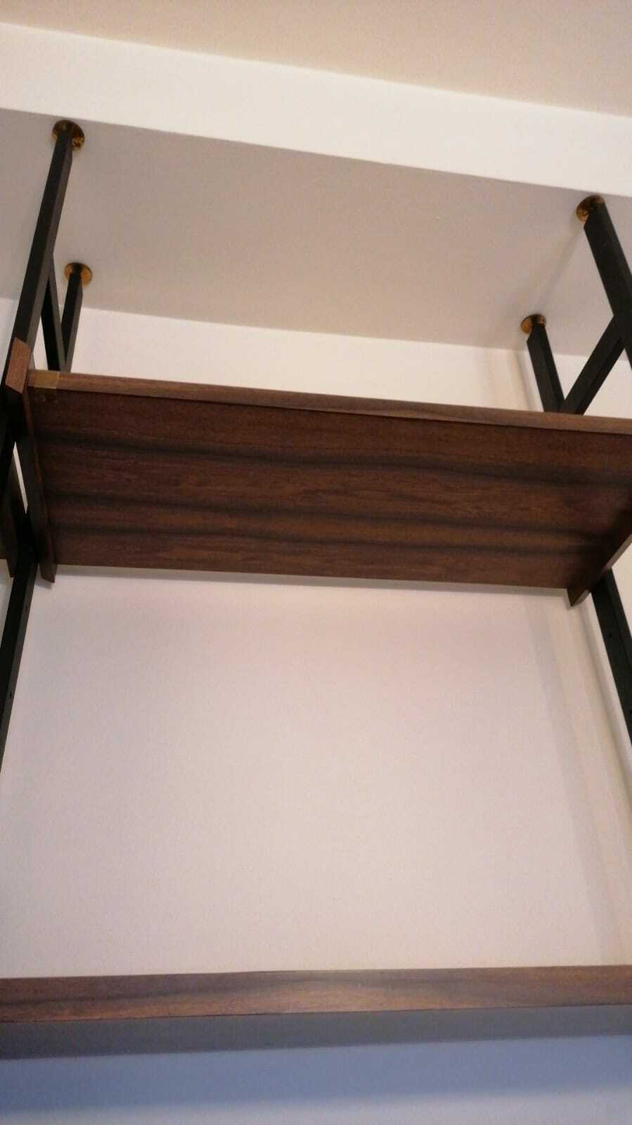 Library shelves of the 60s, Italian rosewood production