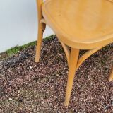 Set of 4 vintage restaurant bistro chairs - 1950s