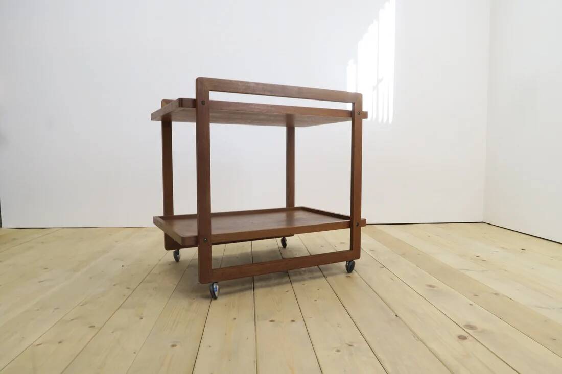 Rosewood bar cart, 1960s