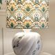 Hand-painted ceramic lamp & handmade shade by Rifle Paper Co.