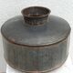Old zinc pot