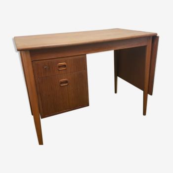 Bureau en teck vintage