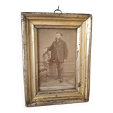 Small golden frame