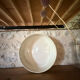 Large earthenware salad bowl