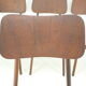 1960s Ib Kofod-Larsen Set Of 4 teak Dining Chairs Model 74 Denmark